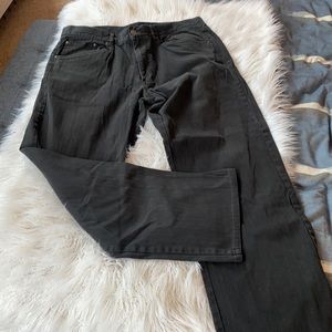 Jhane Barnes Men's Straight Leg Black Jeans - 36x34 🖤